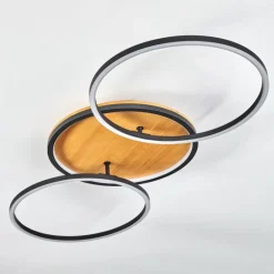 Plafonnier Cardozo LED Écru, Noir, 1 lumière