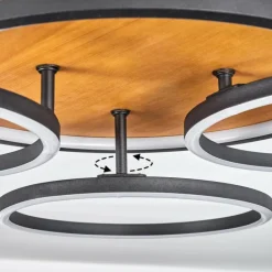 Plafonnier Cardozo LED Écru, Noir, 1 lumière