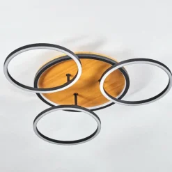 Plafonnier Cardozo LED Écru, Noir, 1 lumière