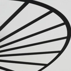 Plafonnier Carqueja Noir, 1 lumière