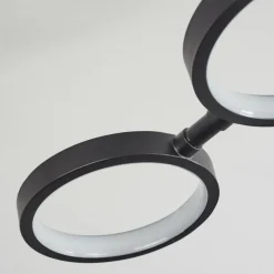 Plafonnier Carrisito LED Noir, 1 lumière