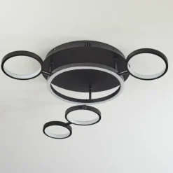 Plafonnier Carrisito LED Noir, 1 lumière