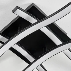 Plafonnier Casais LED Noir, 4 lumières