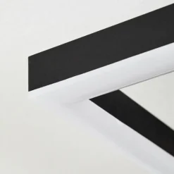 Plafonnier Cascada Brun, Couleur bois, Noir, 1 lumière