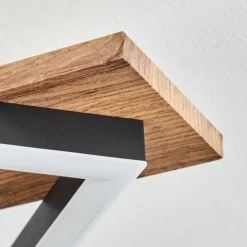 Plafonnier Cascada LED Brun, Couleur bois, Noir, 1 lumière