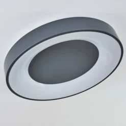 Plafonnier Casina LED Anthracite, Blanc, 1 lumière, Télécommandes