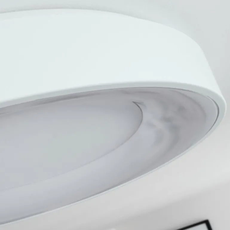 Plafonnier Casina LED Blanc, 1 lumière, Télécommandes