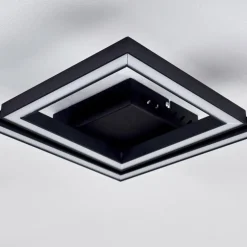 Plafonnier Cavareno LED Noir, 1 lumière