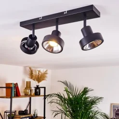 Plafonnier Chagres Noir, 3 lumières
