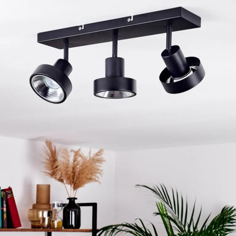 Plafonnier Chagres Noir, 3 lumières