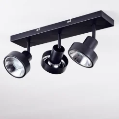 Plafonnier Chagres Noir, 3 lumières