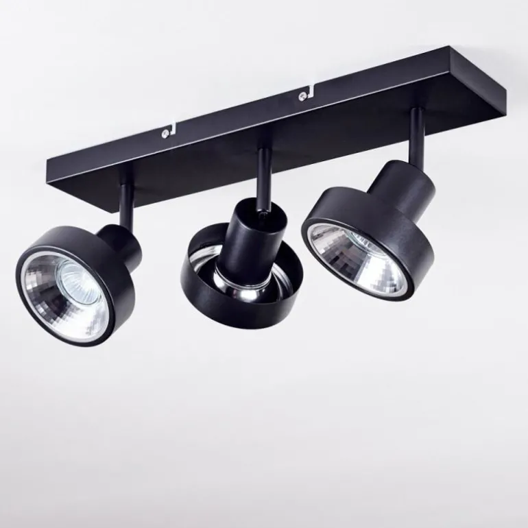 Plafonnier Chagres Noir, 3 lumières