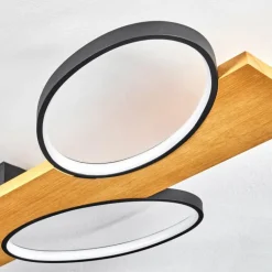 Plafonnier Chancani LED Écru, Noir, 1 lumière