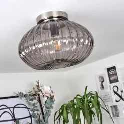 Plafonnier Chapal Nickel mat, 1 lumière