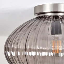 Plafonnier Chapal Nickel mat, 1 lumière