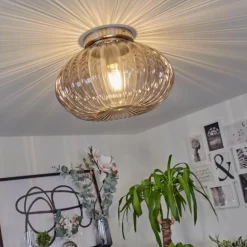 Plafonnier Chapal Nickel mat, 1 lumière