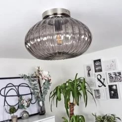 Plafonnier Chapal Nickel mat, 1 lumière