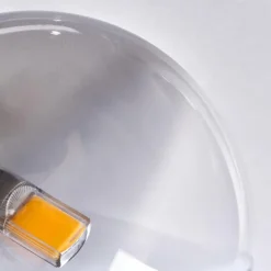 Plafonnier Chehalis Clair, Fumé, 5 lumières