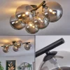 Plafonnier Chehalis Fumé, 5 lumières