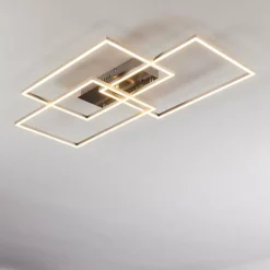 Plafonnier Cheka LED Aluminium, 3 lumières, Télécommandes