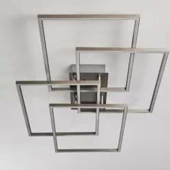 Plafonnier Cheka LED Aluminium, 4 lumières, Télécommandes