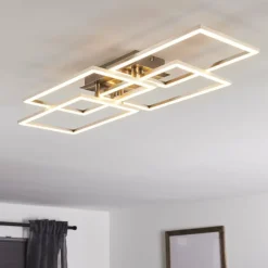 Plafonnier Cheka LED Aluminium, 4 lumières