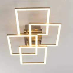 Plafonnier Cheka LED Aluminium, 4 lumières