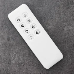 Plafonnier Cheka LED Noir, 2 lumières, Télécommandes