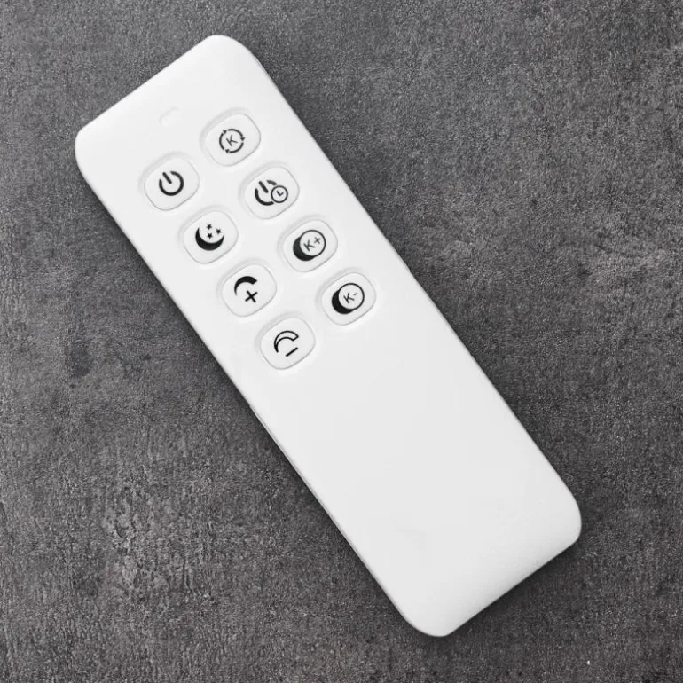 Plafonnier Cheka LED Noir, 2 lumières, Télécommandes