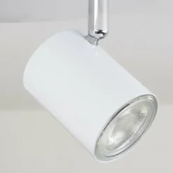 Plafonnier Chennai LED Chrome, Blanc, 3 lumières