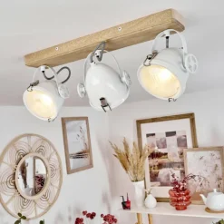 Plafonnier Chetican LED Écru, 3 lumières