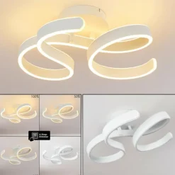 Plafonnier Chippewa LED Blanc, 1 lumière