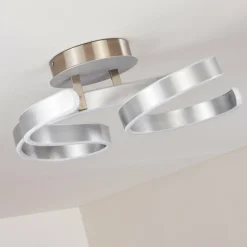 Plafonnier Chippewa LED Nickel mat, 1 lumière