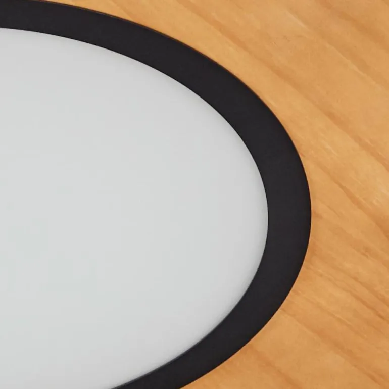 Plafonnier Chrop LED Noir, 1 lumière