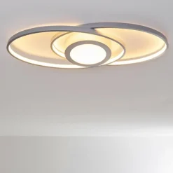 Plafonnier Chunky LED Argenté, 1 lumière
