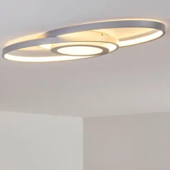 Plafonnier Chunky LED Argenté, 1 lumière