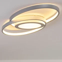 Plafonnier Chunky LED Argenté, 1 lumière