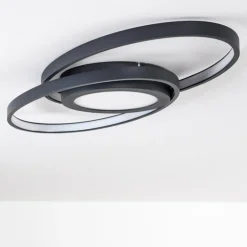 Plafonnier Chunky LED Gris, 1 lumière