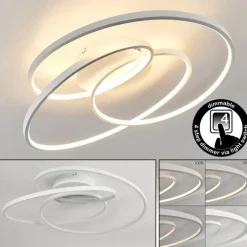 Plafonnier Chute LED Blanc, 45 lumières