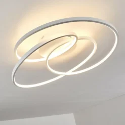 Plafonnier Chute LED Blanc, 45 lumières