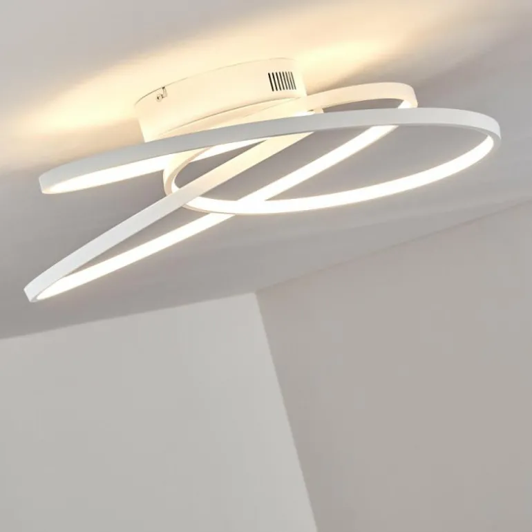Plafonnier Chute LED Blanc, 45 lumières