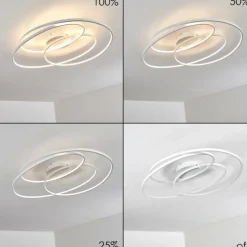 Plafonnier Chute LED Blanc, 1 lumière