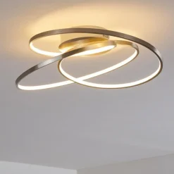 Plafonnier Chute LED Nickel mat, 1 lumière