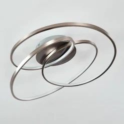 Plafonnier Chute LED Nickel mat, 1 lumière