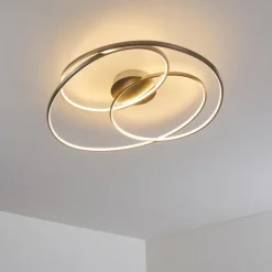 Plafonnier Chute LED Nickel mat, 1 lumière
