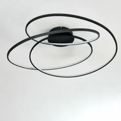 Plafonnier Chute LED Noir, 1 lumière