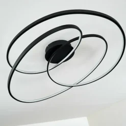 Plafonnier Chute LED Noir, 1 lumière