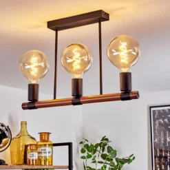 Plafonnier Clayhurst Noir, 3 lumières