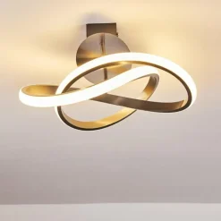 Plafonnier Cochato LED Nickel mat, 1 lumière