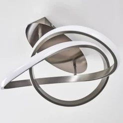 Plafonnier Cochato LED Nickel mat, 1 lumière